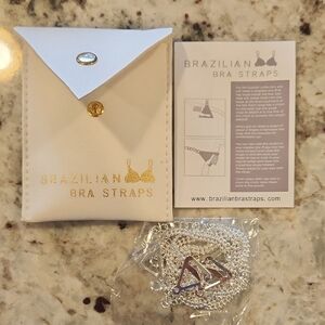 Silver Jewelry Bra Straps